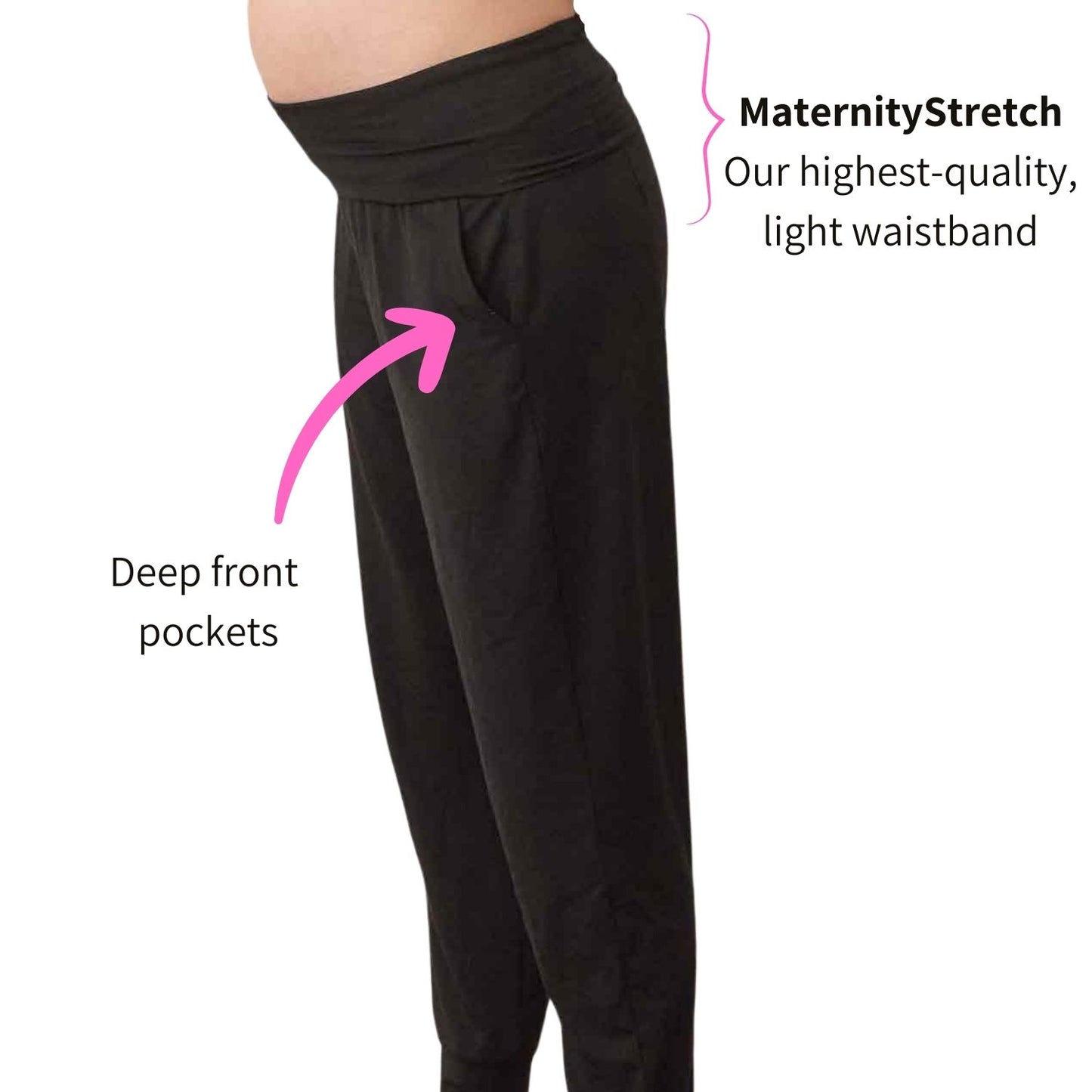 Maternity & Postpartum ButterSoft Pants (C-Section & Natural Birth friendly)