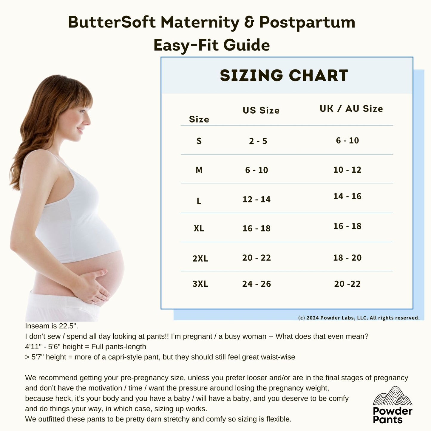 Maternity & Postpartum ButterSoft Pants (C-Section & Natural Birth friendly)