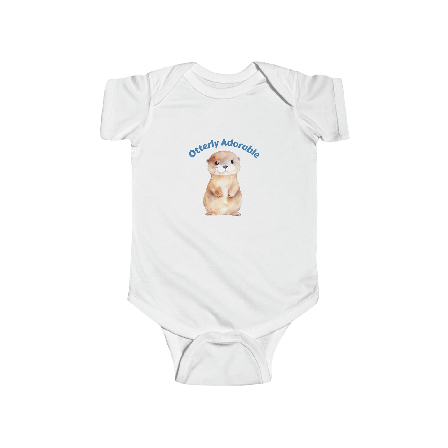 Otterly Adorable - Newborn & Infant Fine Jersey Bodysuit