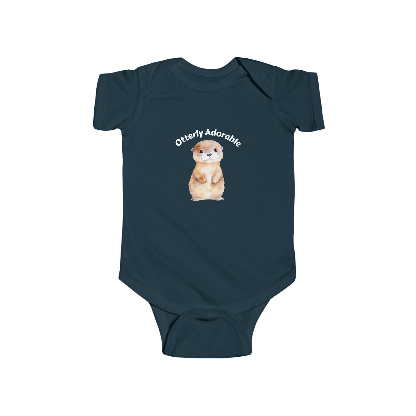 Otterly Adorable - Newborn & Infant Fine Jersey Bodysuit