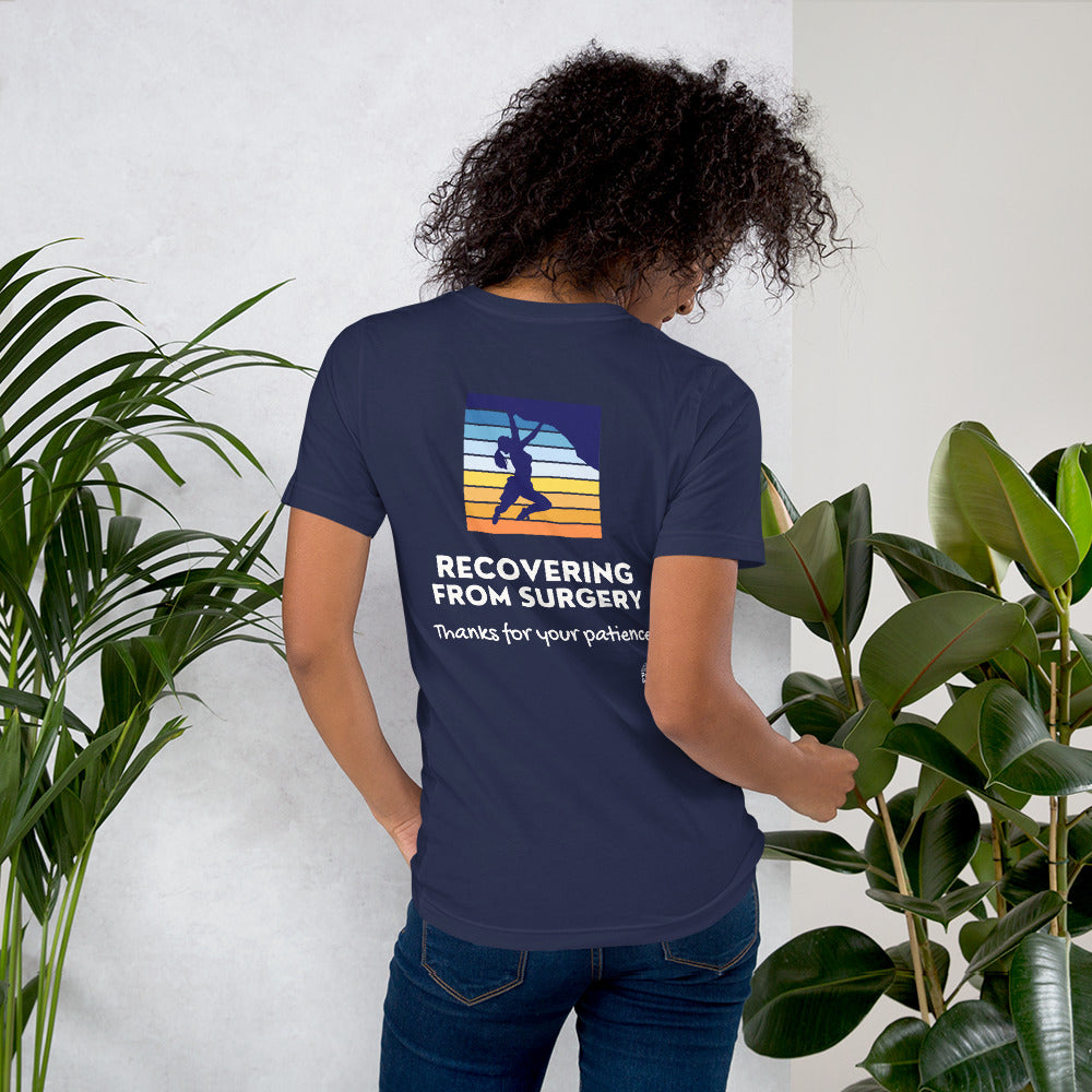 The Original Recovering from Surgery - Climbing T-shirt